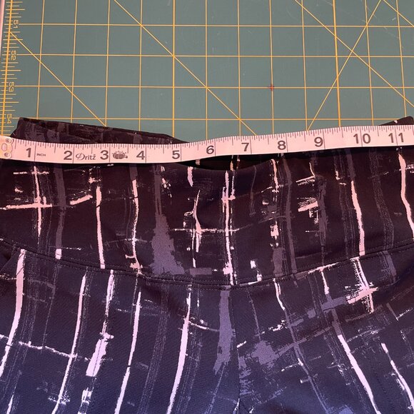 Sympli Black Patterned Narrow Lantern Pants - Picture 7 of 9